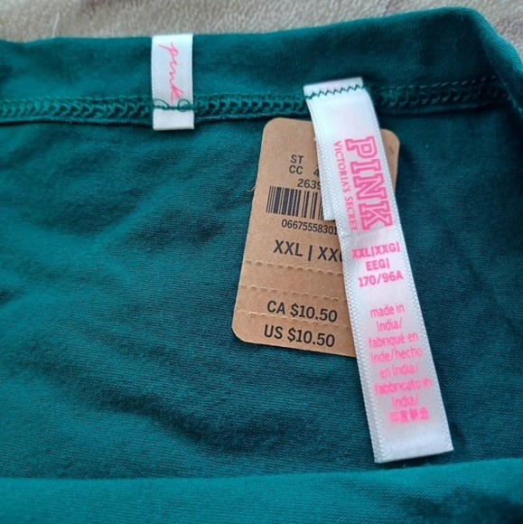 2 Victorias Secret PINK Cotton Shortie XXL - Picture 10 of 11